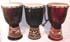 djembe drum, african drum primitive musical instrument