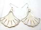 beach jewelry wholesaler supply genuine seashell handcrafted fashion jewelry fish hook earring