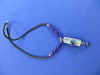 gemstone pendant and seed bead necklace