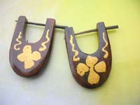 Organic Tribal Earring With Stick