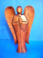 Angel wooden carving