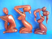 Mix theme collection abstract statue