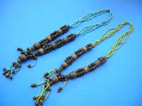 Multi wooden and beaded necklace