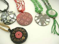 Abalone seashell fashion necklace