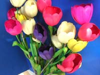A bouquet assorted color flowers