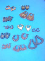 Assorted fashion wooden earring