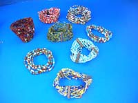 Multi string seed bead bracelet