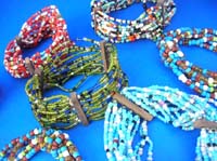 Multi string seed bead bracelet