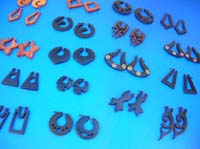 Assorted bali wooden earrin