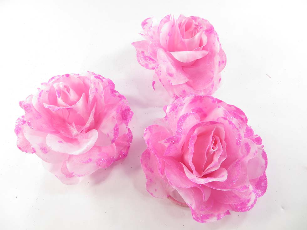 Glitter-rose-corsage-brooch-pin-ponytail-holder-11a