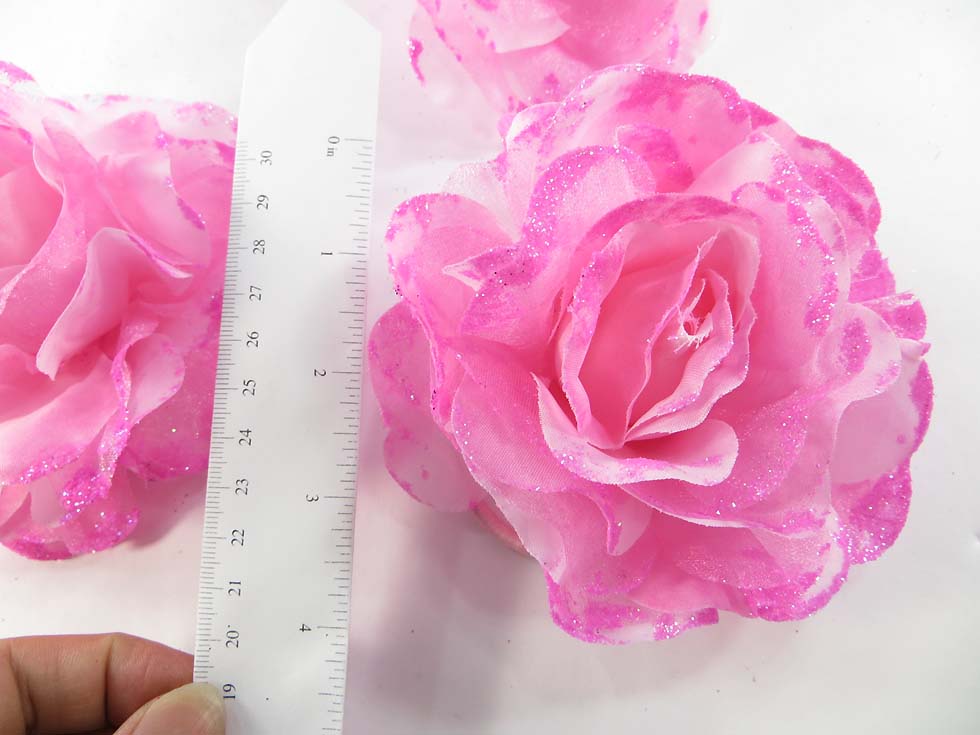Glitter-rose-corsage-brooch-pin-ponytail-holder-11d