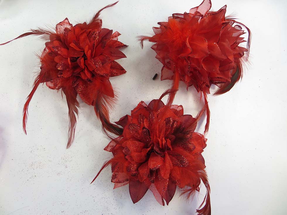 feather-glitter-flower-corsage-brooch-pin-ponytail-holder-10a