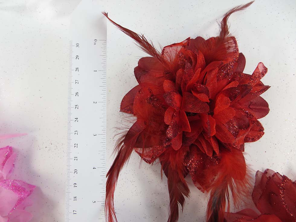 feather-glitter-flower-corsage-brooch-pin-ponytail-holder-10d