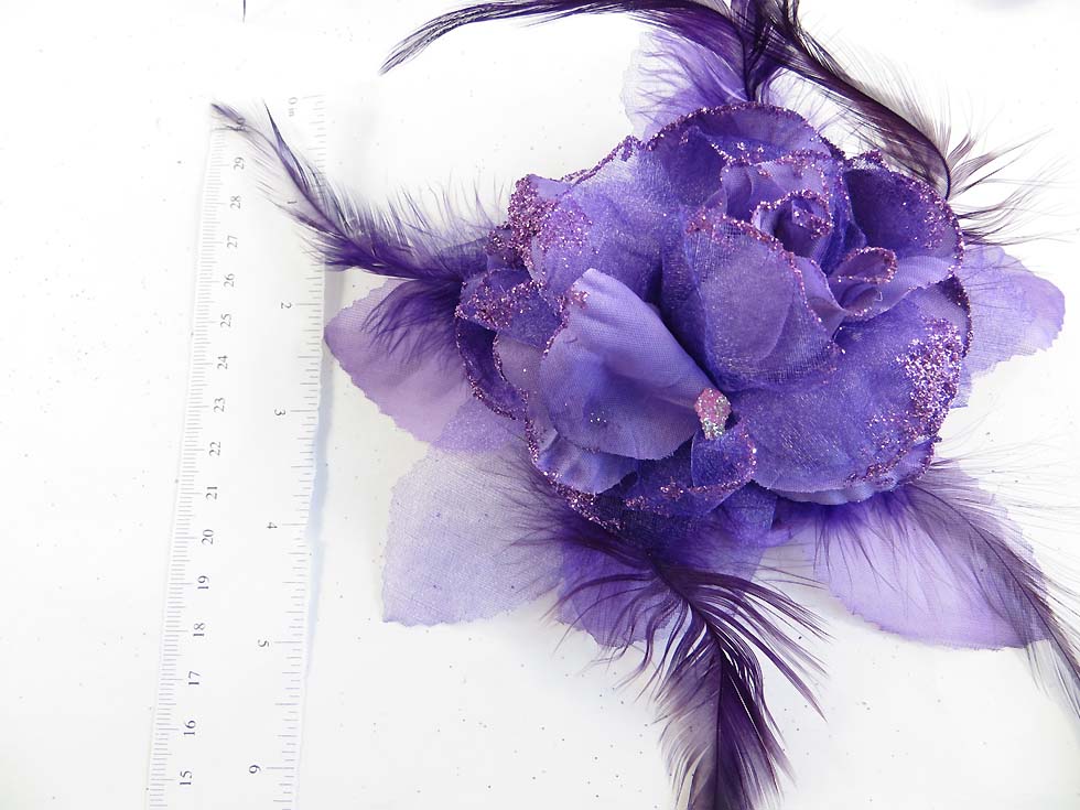 rose-feather-glitter-corsage-brooch-pin-ponytail-holder-08d
