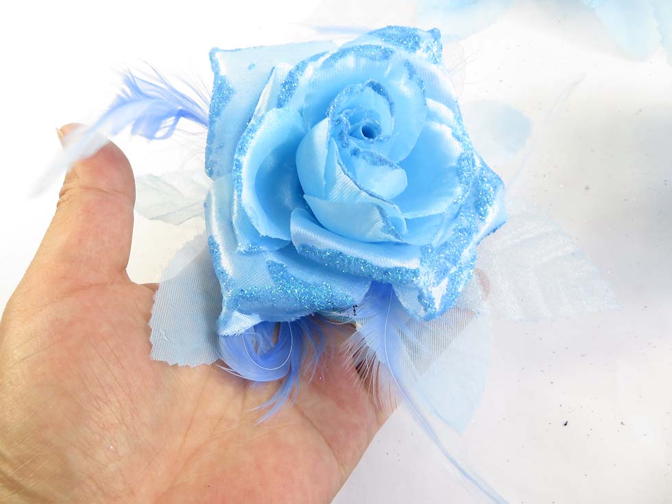 rose-feather-glitter-corsage-brooch-pin-ponytail-holder-10c