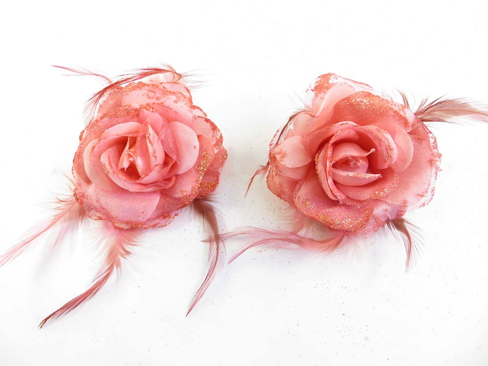 rose-feather-glitter-corsage-brooch-pin-ponytail-holder-12a