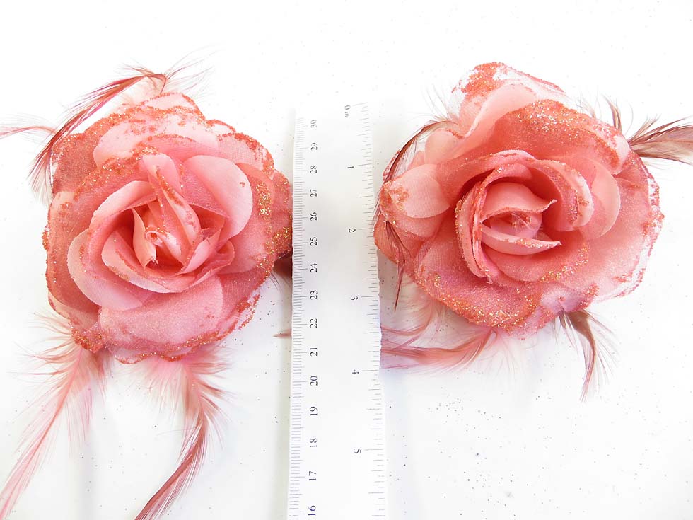 rose-feather-glitter-corsage-brooch-pin-ponytail-holder-12d