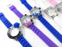 rubber-jelly-band-watch-flower-1d