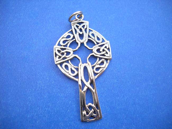 Celtic cross bronze pendant, jewelry wholesalers