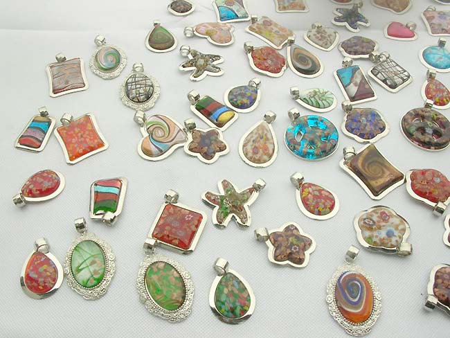 silver-frame-murano-glass-pendant1a
