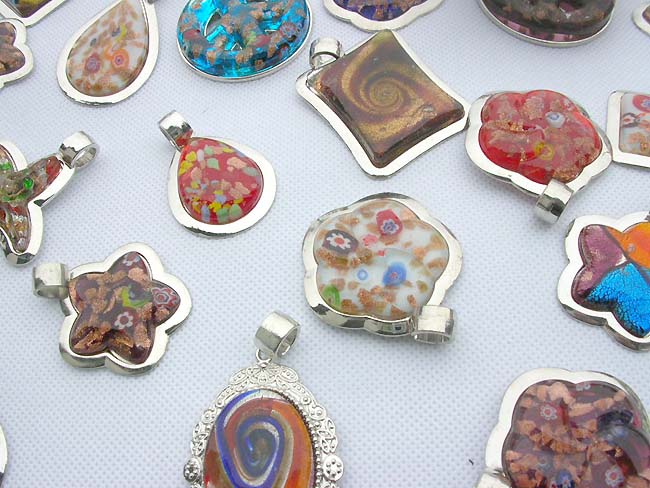 silver-frame-murano-glass-pendant1g