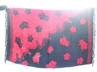 yingyang red black hibiscus flower beachwraps