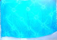 sarong pareo swimsuit cover up in blue tie dye diamond pattern