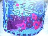 Hawaiian tropical beach sarong