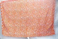 sarong dresses orange red swirls