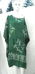 Womens poolside kaftan top shirt in urban fashion theme with tasseled hem