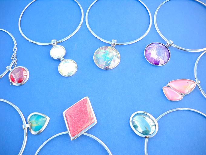 In fashion gift wholesale diamond cut faced or smooth faced bead cuff necklace, buy jewellery
