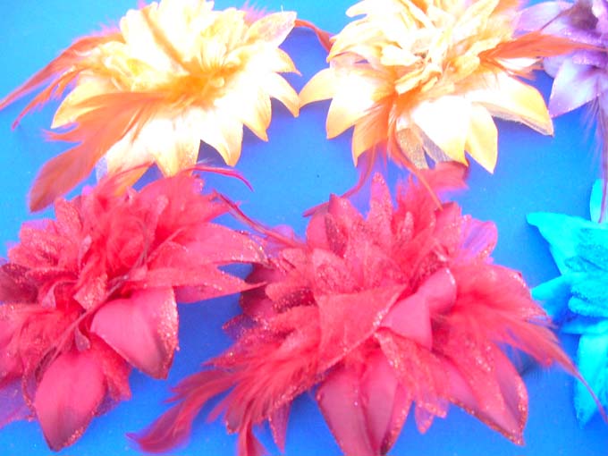 hair-tie-band-corsage-brooch-pin-1b-feather-flower-for-wedding-belly-dance