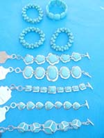 Gemstone fashion turquoise bracelet,