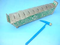 Boat shape with assorted color xylophone