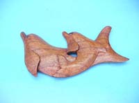 Couple curvy tail dolphin