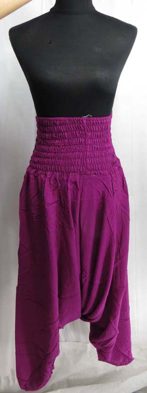 c126-harem-pants-romper-plain-color-j
