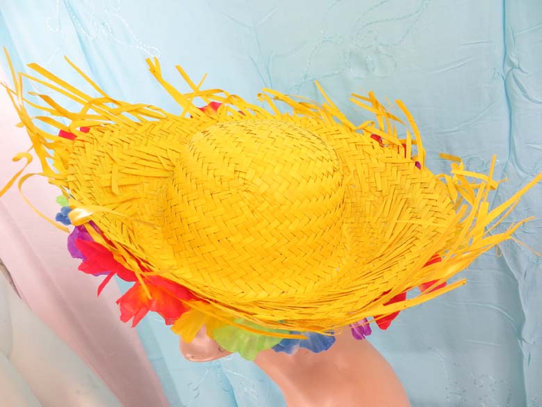 mexican-sombrero-hats-10-party-cap-aloha-hawaiian-flower-lei-c