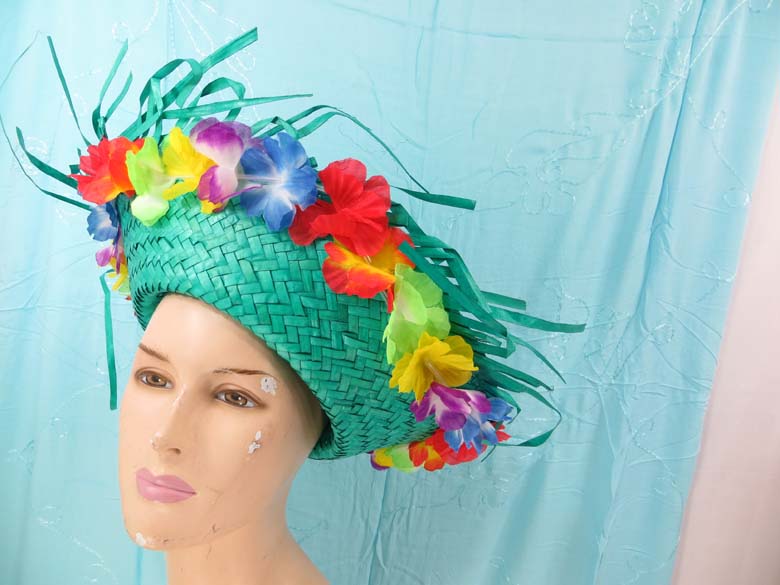 mexican-sombrero-hats-10-party-cap-aloha-hawaiian-flower-lei-i