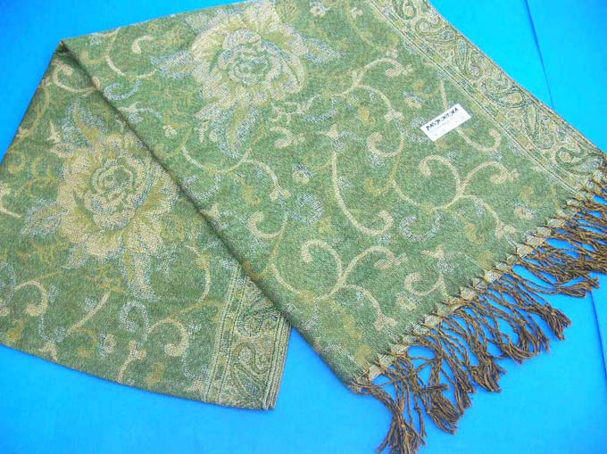 gold metallic thread pashmina shawls and scarves, wholesale fashion jewelry accessories