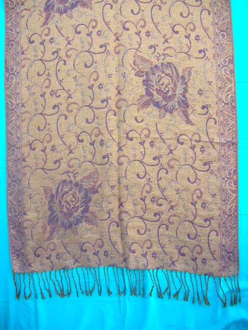 gold metallic thread pashmina shawls and scarves, Wholesale pashmina scarf