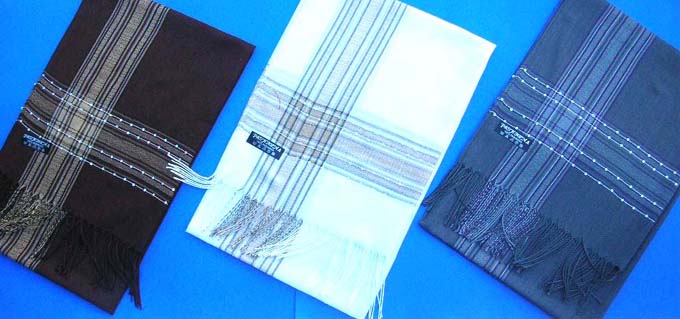 light thin Pashmina fringed shawl man and women's scarves, women wear
