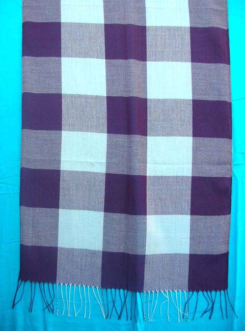 light thin pashmina silk plaid checker shawl wrap scarf