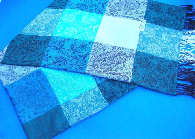 women's accessories viscose shawls wraps in paisley plaid designs