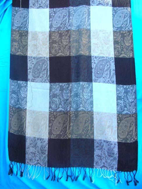 women's accessories viscose shawls wraps in paisley plaid designs