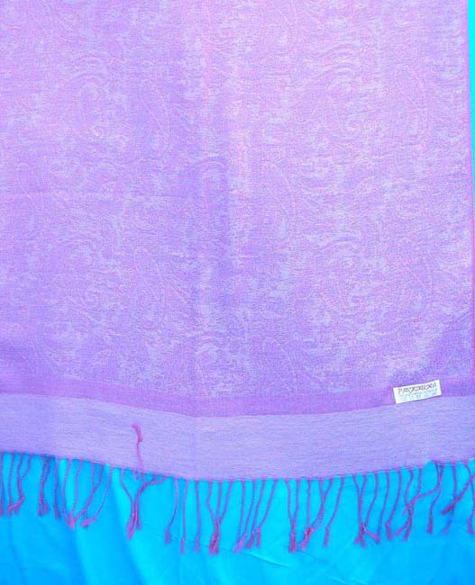 light paisley on solid background pashmina silk shawls and wool scarves stoles