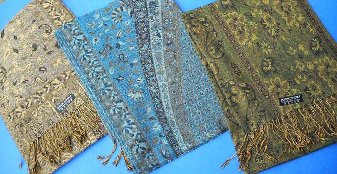pashmina shawl wrap classic paisley flowers designs