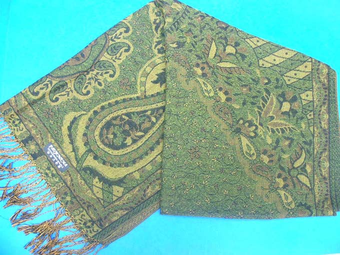 Women's Scarves Shawls - pashmina wool shawl crafted paisley designs