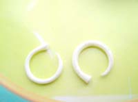 small gauge bone earring claw