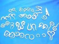 assorted bone earrings