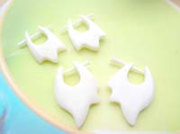 bone pin earrings 2 designs
